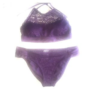 Plum/Purple Mossimo 2 piece bathing suit